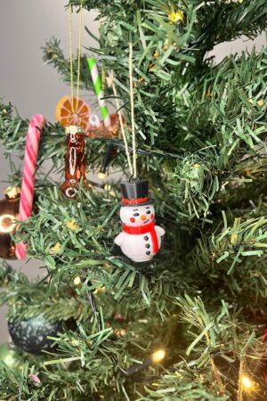 Ornement de sapin Bonhomme de Neige – Création EVE3D